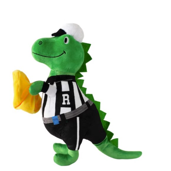 Fringe Studio Wagsdale Green Dinosaur referee Dog Toy - Picture 2 of 3